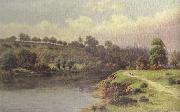 William henry mander A Stroll along the Riverbank (mk37) china oil painting artist